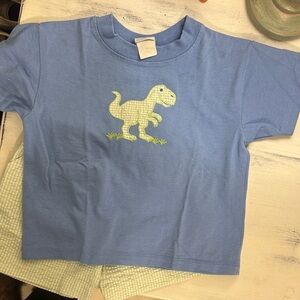 Blue Dinosaur Bailey boys Kids short set